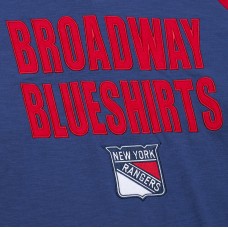 New York Rangers Mitchell & Ness Blue/Red Legendary Slub Raglan Long Sleeve T-Shirt New York Rangers Mitchell & Ness Blue/Red Legendary Slub Raglan Long Sleeve T-Shirt