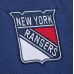 New York Rangers Mitchell & Ness Blue/Red Legendary Slub Raglan Long Sleeve T-Shirt