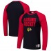 Футболка с длинным рукавом Chicago Blackhawks Mitchell & Ness Legendary Slub Raglan - Black/Red Футболка с длинным рукавом Chicago Blackhawks Mitchell & Ness Legendary Slub Raglan - Black/Red