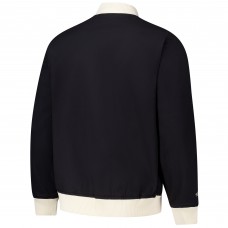 Кофта на молнии Pittsburgh Penguins Mitchell & Ness Black Vintage Coaches Cotton Twill