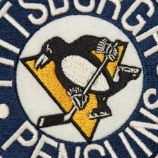 Кофта на молнии Pittsburgh Penguins Mitchell & Ness Black Vintage Coaches Cotton Twill