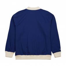 New York Rangers Mitchell & Ness Blue Vintage Coaches Cotton Twill Full-Zip Jacket New York Rangers Mitchell & Ness Blue Vintage Coaches Cotton Twill Full-Zip Jacket