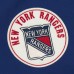 New York Rangers Mitchell & Ness Blue Vintage Coaches Cotton Twill Full-Zip Jacket