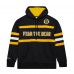 Толстовка Boston Bruins Mitchell & Ness Black Head Coach Slogan