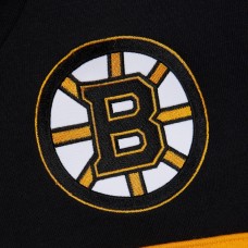 Толстовка Boston Bruins Mitchell & Ness Black Head Coach Slogan