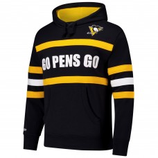 Толстовка Pittsburgh Penguins Mitchell & Ness Black Head Coach Slogan Толстовка Pittsburgh Penguins Mitchell & Ness Black Head Coach Slogan
