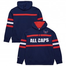 Толстовка Washington Capitals Mitchell & Ness Head Coach Slogan - Navy