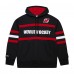 Толстовка New Jersey Devils Mitchell & Ness Black Head Coach Slogan
