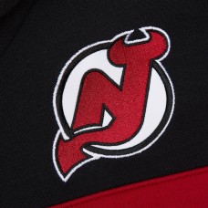 Толстовка New Jersey Devils Mitchell & Ness Black Head Coach Slogan