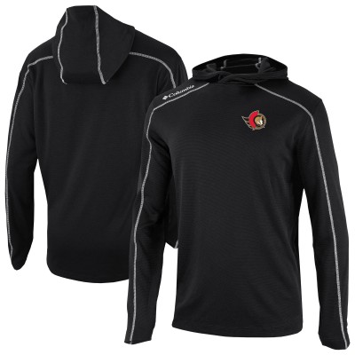 Ottawa Senators Columbia Black Shotgun Omni-Wick Pullover Hoodie