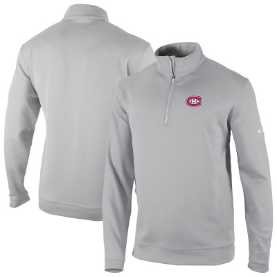 Montreal Canadiens Columbia Gray Wickham Hills Omni-Wick Quarter-Zip Jacket