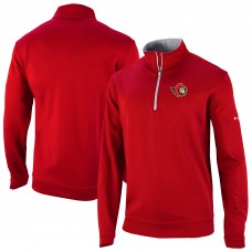 Ottawa Senators Columbia Red Wickham Hills Omni-Wick Quarter-Zip Jacket