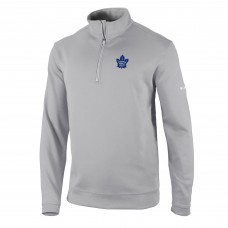 Кофта на короткой молнии Toronto Maple Leafs Columbia Gray Wickham Hills Omni-Wick
