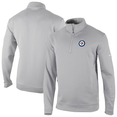 Winnipeg Jets Columbia Gray Wickham Hills Omni-Wick Quarter-Zip Jacket