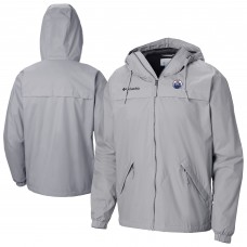 Кофта на молнии Edmonton Oilers Columbia Gray Oroville Creek Lined