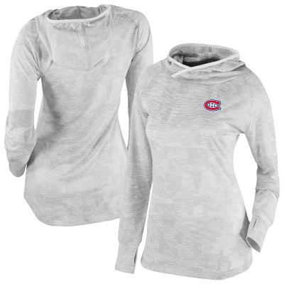 Женская Montreal Canadiens Columbia White Omni-Wick Sunday Ball Pullover Hoodie