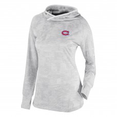 Женская Montreal Canadiens Columbia White Omni-Wick Sunday Ball Pullover Hoodie