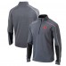 Calgary Flames Columbia Black Omni-Wick Shotgun 2.0 Quarter-Zip Pullover Top