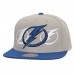 Tampa Bay Lightning Mitchell & Ness Gray Soul Triple Up Snapback Hat
