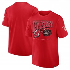 Футболка New Jersey Devils Fanatics Red Decades Collection Made To Last