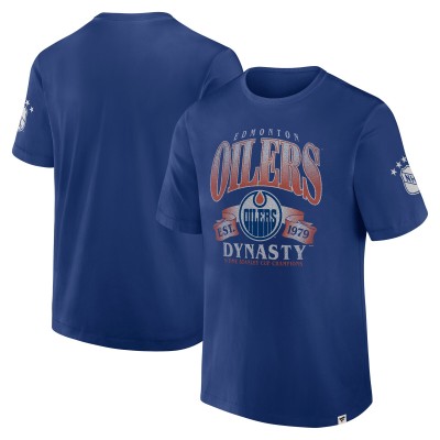 Футболка Edmonton Oilers Fanatics Blue Decades Collection Made To Last
