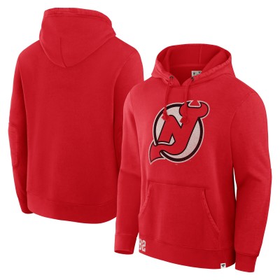 Толстовка New Jersey Devils Fanatics Red Decades Collection Tradition Fleece