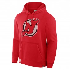 Толстовка New Jersey Devils Fanatics Red Decades Collection Tradition Fleece