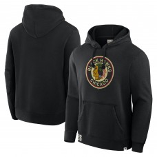 Толстовка Chicago Blackhawks Fanatics Decades Collection Tradition Fleece - Black