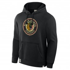 Толстовка Chicago Blackhawks Fanatics Decades Collection Tradition Fleece - Black