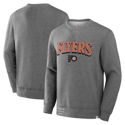 Кофта Philadelphia Flyers Fanatics Heather Gray Decades Collection Legendary Fleece
