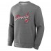 Кофта New Jersey Devils Fanatics Heather Gray Decades Collection Legendary Fleece
