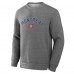Montreal Canadiens Fanatics Heather Gray Decades Collection Legendary Fleece Pullover Sweatshirt