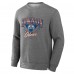 Кофта Edmonton Oilers Fanatics Heather Gray Decades Collection Legendary Fleece