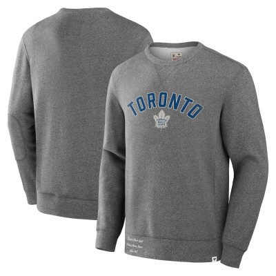 Кофта Toronto Maple Leafs Fanatics Heather Gray Decades Collection Legendary Fleece