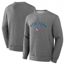 Кофта New York Rangers Fanatics Heather Gray Decades Collection Legendary Fleece Кофта New York Rangers Fanatics Heather Gray Decades Collection Legendary Fleece