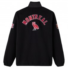 Кофта на молнии Montreal Canadiens OVO x NHL Black Microfleece Mock Neck