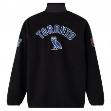 Кофта на молнии Toronto Maple Leafs OVO x NHL Black Microfleece Mock Neck