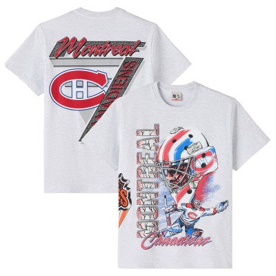 Montreal Canadiens OVO x NHL Heather Gray Retro T-Shirt