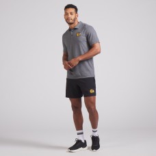 Поло Chicago Blackhawks lululemon Heather Black Evolution Поло Chicago Blackhawks lululemon Heather Black Evolution