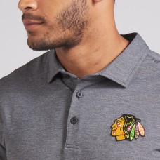 Поло Chicago Blackhawks lululemon Heather Black Evolution Поло Chicago Blackhawks lululemon Heather Black Evolution