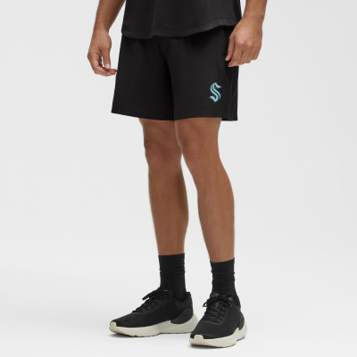 Seattle Kraken lululemon Black Pace Breaker Linerless Short 7