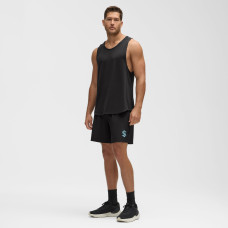 Seattle Kraken lululemon Black Pace Breaker Linerless Short 7