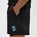 Seattle Kraken lululemon Black Pace Breaker Linerless Short 7