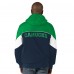 Vancouver Canucks Starter Navy/Green Power Forward Full-Zip Hoodie