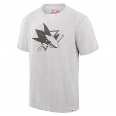 San Jose Sharks Fanatics Cream Made in Canada T-Shirt San Jose Sharks Fanatics Cream Made in Canada T-Shirt