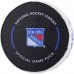 Jake Guentzel Carolina Hurricanes Fanatics Authentic Game-Used Goal Puck from 2024 Stanley Cup Playoffs Second Round Game 2 vs. New York Rangers - Second of Two Goals Scored