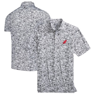 Поло New Jersey Devils johnnie-O Black/White Slapshot