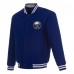 Бомбер Buffalo Sabres JH Design Royal Reversible All Wool