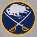 Бомбер Buffalo Sabres JH Design Gray/Royal Reversible Two-Tone Fleece