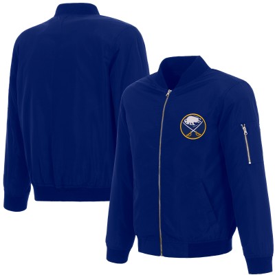 Кофта на молнии Buffalo Sabres JH Design Royal Nylon Bomber